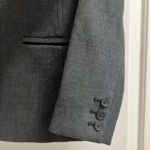 Trina Turk Satin Lapel Fitted Blazer - Picture 7 of 8